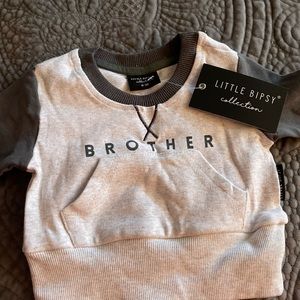Little Bipsy brother sweatshirt